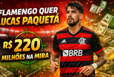 O Flamengo já reservou R$ 220 milhões para tentar repatriar Lucas Paquetá. O meia do West Ham quer voltar ao Rubro-Negro e prioriza o Brasil.