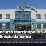 fachada da Prefeitura de Martinópolis SP relacionada ao concurso público com definição da banca organizadora